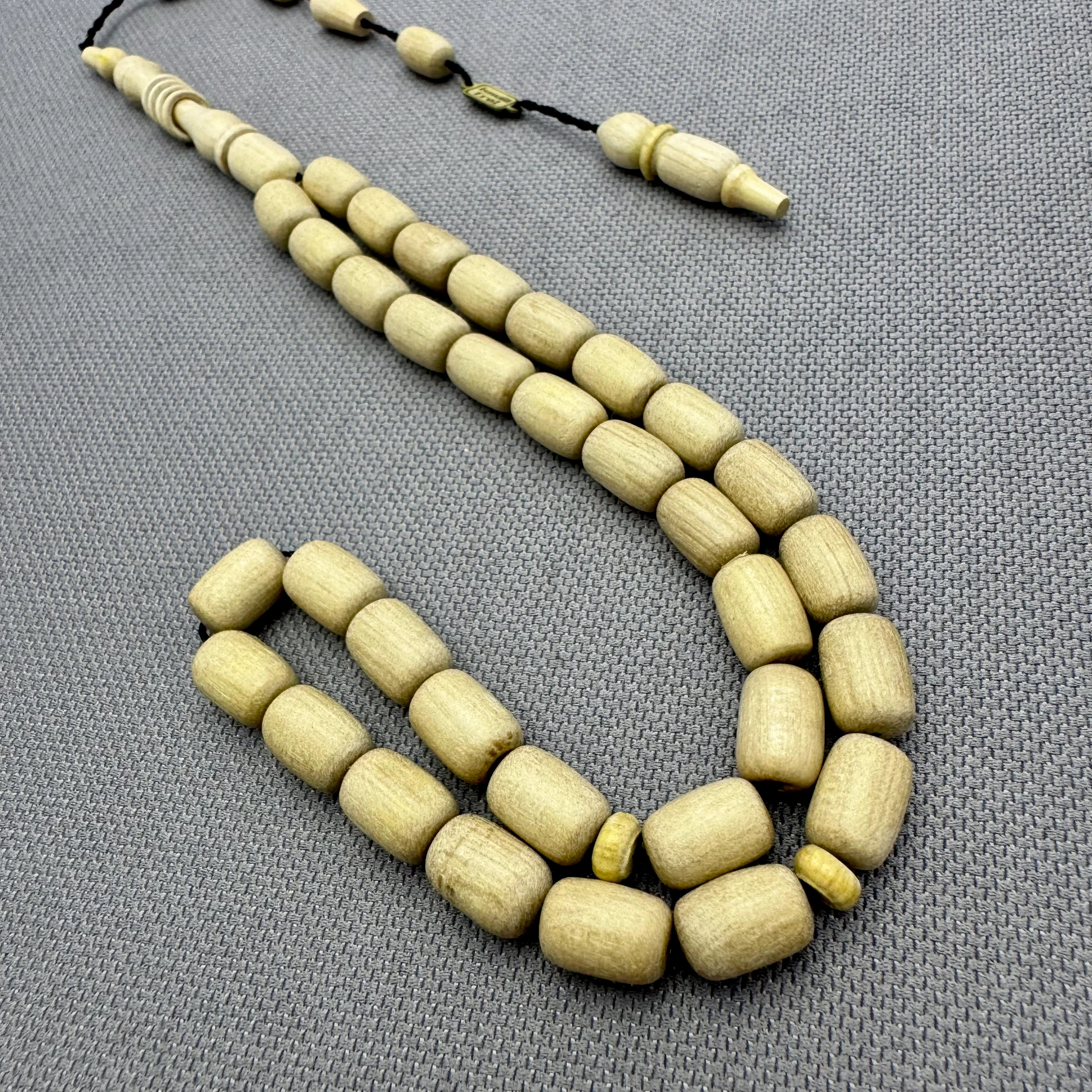 İsmail EROL Usta İşçilikli Halkalı İmame Fil Dişi Ağacı Tespih